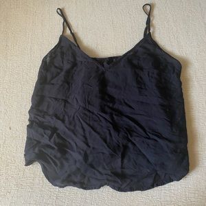 By Anthropologie Sheer Boxy Tank